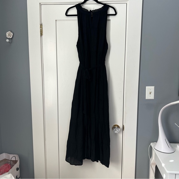 Black tiered maxi dress - Picture 4 of 4
